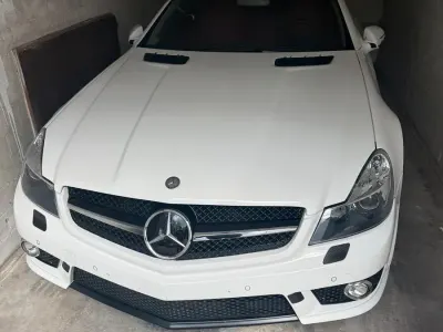 Gebraucht Mercedes SL350 245 PS (180 kW) 2002 Weiß Cabrio