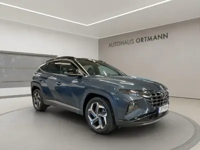Gebraucht Hyundai Tucson Prime 230 PS (169 kW) 2021 Teal blue / phantom black / me SUV