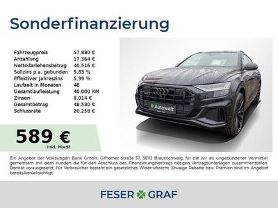 Gebraucht Audi Q8 Ambiente 286 PS (210 kW) 2022 Mythosschwarz metallic SUV