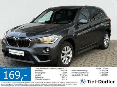 Gebraucht BMW X1 Sport Line 140 PS (102 kW) 2019 Mineralgrau metallic SUV