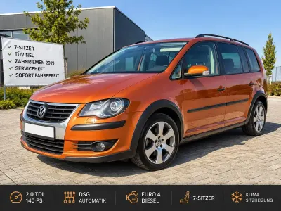 Gebraucht VW Touran 140 PS (102 kW) 2008 Orange Van / Kleinbus