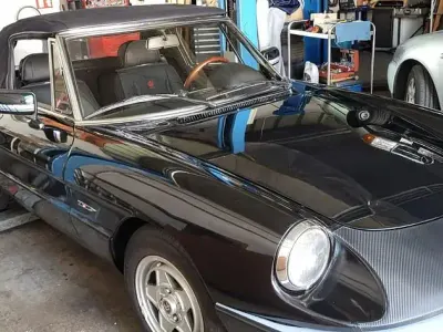 Gebraucht Alfa Romeo Spider 116 PS (85 kW) 1986 Schwarz Cabrio