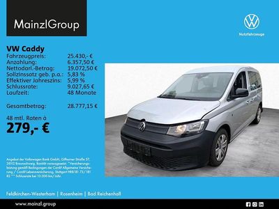 Gebraucht VW Caddy Basis 102 PS (75 kW) 2021 Reflexsilber metallic Van / Kleinbus