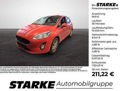 Gebraucht Ford Fiesta Cool & Connect 86 PS (63 kW) 2019 Rot Limousine