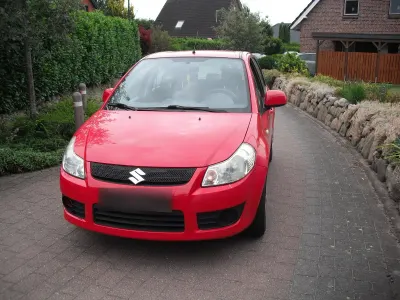 Gebraucht Suzuki SX4 98 PS (72 kW) 2009 Rot Kleinwagen