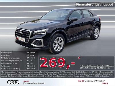 Mythosschwarz metallic Gebraucht 2025 Audi Q2 Advanced SUV | 28.390 € (Fairer Preis)