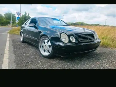 Brugt Mercedes CLK320 218 HK (160 kW) 1999 Sort Coupe