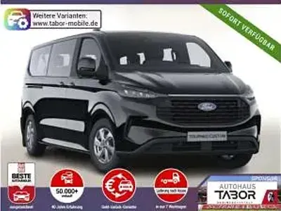 Neu Ford Tourneo Custom 136 PS (100 kW) 2025 Schwarz (agate black metallic) Van