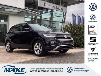 Gebraucht VW T-Cross Style 116 PS (85 kW) 2019 Deep black perleffekt (metallic) SUV