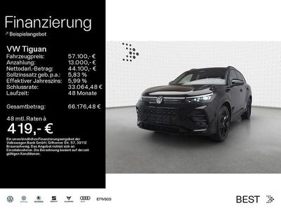 Schwarz Neu 2026 VW Tiguan R-line SUV | 57.100 € (Teuer)