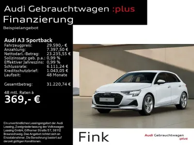 Gebraucht Audi A3 Advanced Plus 150 PS (110 kW) 2025 Gletscherweiß metallic Limousine