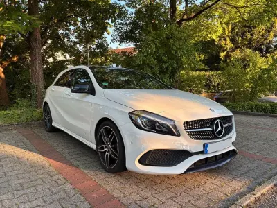 Gebraucht Mercedes A200 AMG line 156 PS (114 kW) 2015 Weiß Kleinwagen