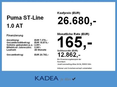 Digital aqua blue Neu 2025 Ford Puma ST-Line Kleinwagen | 26.280 €