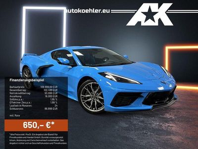 Blau Neu 2025 Corvette C8 Coupé | 109.999 € (Guter Preis)