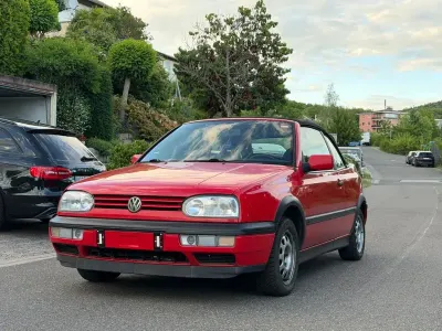 Gebraucht VW Golf 90 PS (66 kW) 1994 Rot Cabrio
