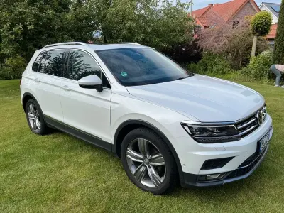 Gebraucht VW Tiguan Highline 150 PS (110 kW) 2019 Weiß SUV
