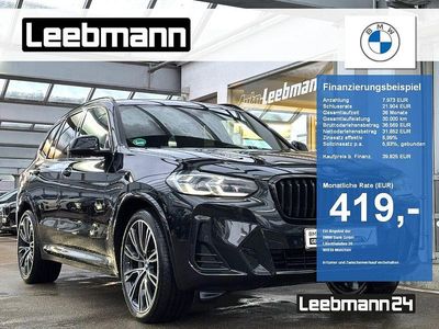 Schwarz Gebraucht 2021 BMW X3 M Sport SUV | 39.825 € (Teuer)