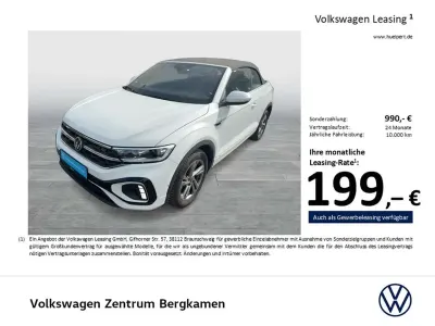 Gebraucht VW T-Roc Cabriolet R-line 150 PS (110 kW) 2025 Weiß Cabrio