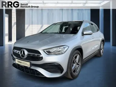 Brugt Mercedes GLA200 AMG line 163 HK (119 kW) 2022 Sølv SUV