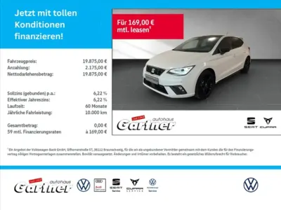 Gebraucht Seat Ibiza FR 95 PS (69 kW) 2024 Nevada weiß metallic Limousine