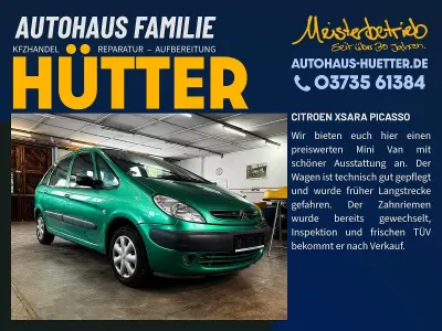 Gebraucht Citroën Xsara Picasso 115 PS (84 kW) 2000 Grün Van / Kleinbus