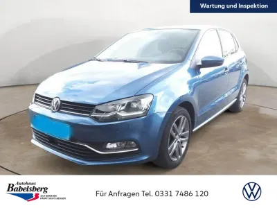 Używany VW Polo Allstar 90 KM (66 kW) 2016 Niebieski Hatchback