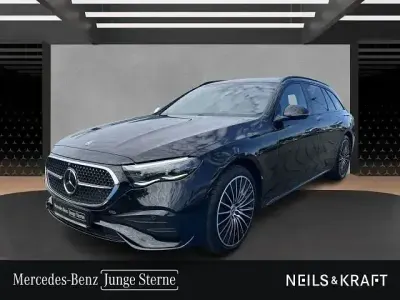 Gebraucht Mercedes E450 AMG 367 PS (269 kW) 2025 Metalliclack obsidianschwarz Kombi