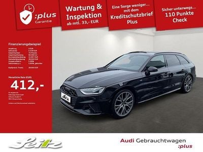 Gebraucht Audi A4 S-Line 150 PS (110 kW) 2022 Schwarz Kombi