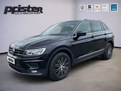 Gebraucht VW Tiguan Comfortline 150 PS (110 kW) 2018 Schwarz SUV