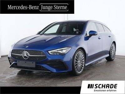 Blau Gebraucht 2024 Mercedes CLA200 AMG line Limousine | 33.950 € (Fairer Preis)