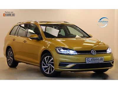Usata VW Golf VII Sound 125 CV (91 kW) 2018 Giallo Station wagon