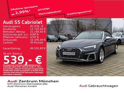 Gebraucht Audi S5 Cabriolet Ambiente 354 PS (260 kW) 2023 Daytonagrau perleffekt Cabrio
