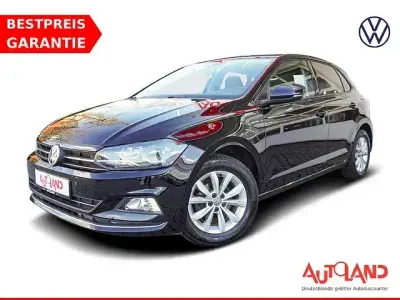 Gebraucht VW Polo Highline 95 PS (69 kW) 2021 Schwarz Kleinwagen