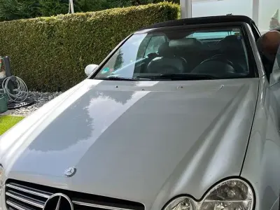 Brugt Mercedes CLK200 Avantgarde 163 HK (119 kW) 2004 Sølv Cabriolet