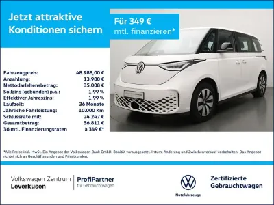 Gebraucht VW ID. Buzz Pro 210 kW (286 PS) 2025 Candy weiss Van / Kleinbus