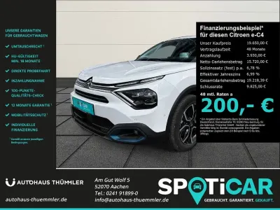 Gebraucht Citroën e-C4 Shine 100 kW (136 PS) 2023 Weiß Limousine