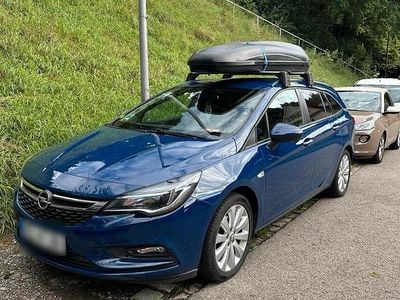 Gebraucht Opel Astra 110 PS (80 kW) 2018 Blau Kombi