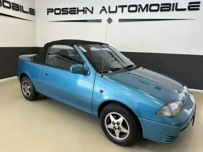 Used Suzuki Swift 68 HP (50 kW) 1993 Blue Cabriolet