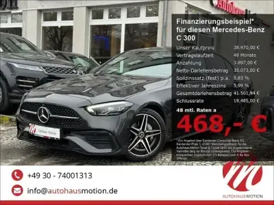 Gebraucht Mercedes C300 AMG line 286 PS (210 kW) 2022 Grafitgrau  metalliclack Limousine
