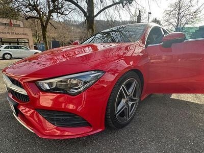 Usata Mercedes CLA180 136 CV (100 kW) 2019 Rosso Berlina