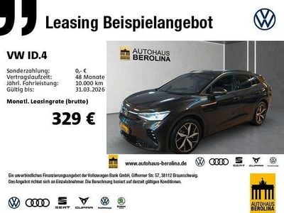 Gebraucht VW ID.4 GTX 219 kW (299 PS) 2022 Mangangrau metallic/schwarz SUV