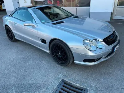 Używany Mercedes SL500 AMG 306 KM (225 kW) 2003 Srebrny Kabriolet