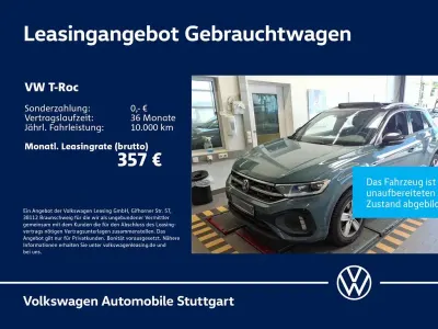 Gebraucht VW T-Roc R-line 190 PS (139 kW) 2022 Petroleum blue metallic/deep b SUV