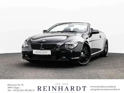 Gebraucht BMW 650 Cabriolet Sport Line 367 PS (269 kW) 2007 Black sapphire metallic Cabrio