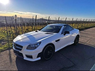 Gebraucht Mercedes SLK55 AMG AMG 421 PS (309 kW) 2015 Weiß Cabrio