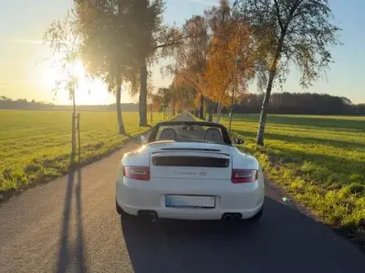 Gebraucht Porsche 911 Carrera 4S Cabriolet 355 PS (261 kW) 2006 Weiß Cabrio