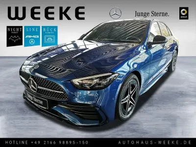 Usata Mercedes C180 AMG 170 CV (125 kW) 2024 Blu Berlina