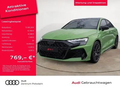 Brugt Audi RS3 Sport 400 HK (294 kW) 2026 Grøn Sedan