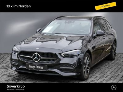 gebraucht Mercedes C300e T AVANTGARDE NIGHT DISTR SPUR PANO 360