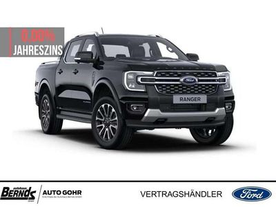 Neu Ford Ranger Platinum 241 PS (177 kW) 2026 Agate black metallic Pickup